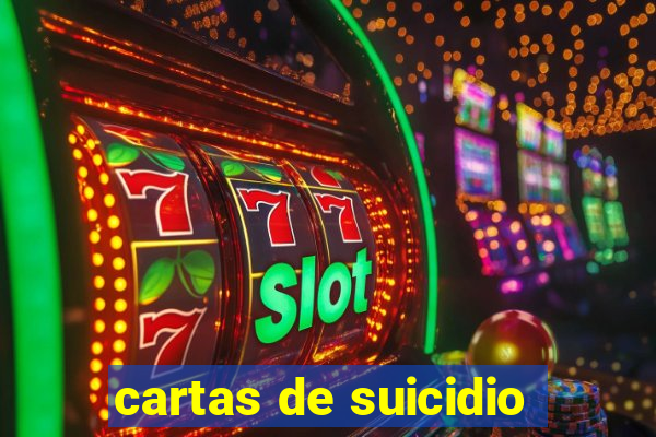 cartas de suicidio